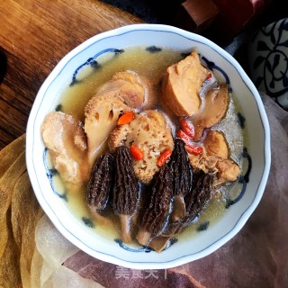 猴头菇羊肚菌鸡汤的做法步骤：13