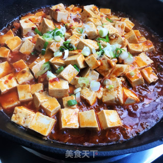 家常烧嫩豆腐的做法步骤：7