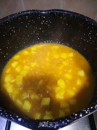 咖喱鱼丸粗面的做法步骤：8