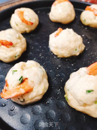 土豆鲜虾饼的做法步骤：7