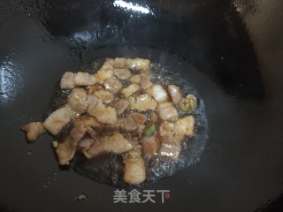 肉片炒紫菜头的做法步骤：7