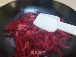 肉片炒紫菜头的做法步骤：9