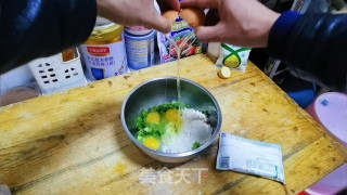 蔬菜奶香鸡蛋饼的做法步骤：4