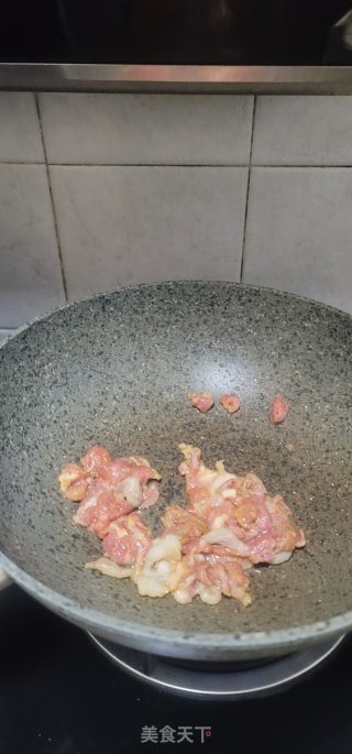 肉片炒荞麦面的做法步骤：4