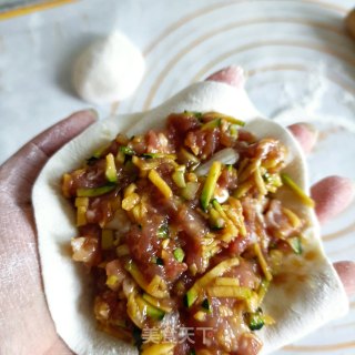 嫩南瓜肉饼的做法步骤：10