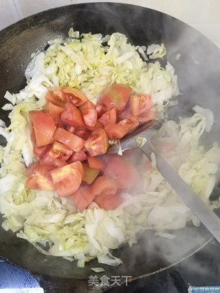 西红柿炒大头菜的做法步骤：7