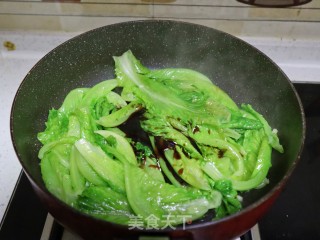 快手家常小炒蚝油生菜的做法步骤：7