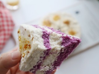 传统小吃桂花大米松糕❗️零基础????成功❤️松软香甜双色桂花糕❗️的做法步骤：13