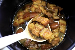电饭煲炖五花肉的做法步骤：10