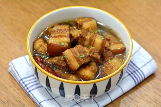 电饭煲炖五花肉的做法步骤：15