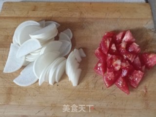 白萝卜炖羊肉的做法步骤：3