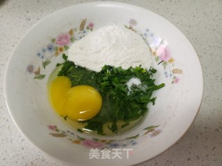 小蒜鸡蛋煎饼的做法步骤：4
