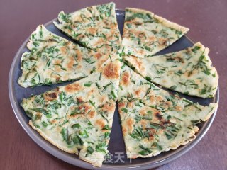 小蒜鸡蛋煎饼的做法步骤：12