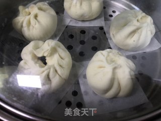梅干菜酱肉包的做法步骤：16