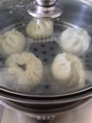 梅干菜酱肉包的做法步骤：18
