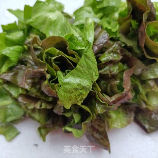 麻汁蛋饼拌生菜的做法步骤：3