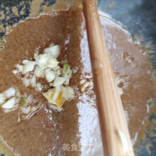 麻汁蛋饼拌生菜的做法步骤：9