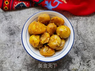 桂花糖板栗的做法步骤：8