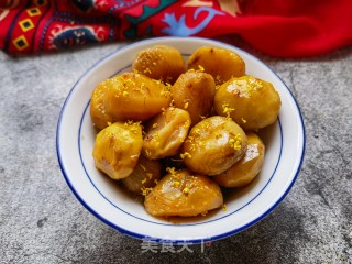 桂花糖板栗的做法步骤：9