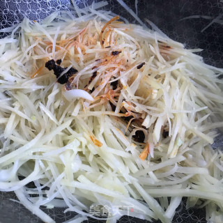 青椒炒土豆丝的做法步骤：7