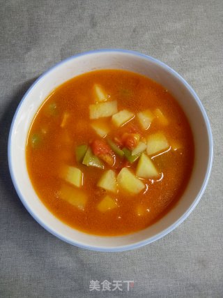 西红柿土豆汤的做法步骤：7