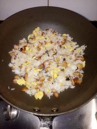 杏鲍菇炒饭的做法步骤：8