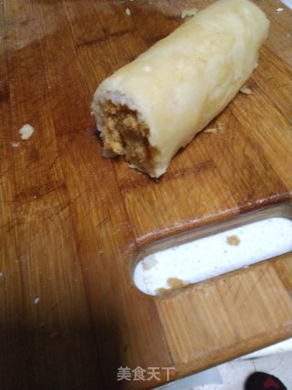 肉松米饭卷。的做法步骤：6