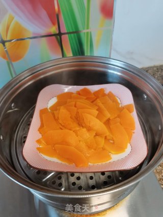 纳糖豆南瓜馒头的做法步骤：3