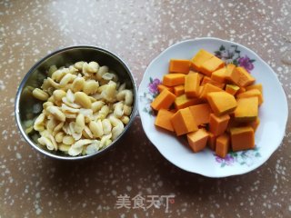 南瓜豆浆的做法步骤：1