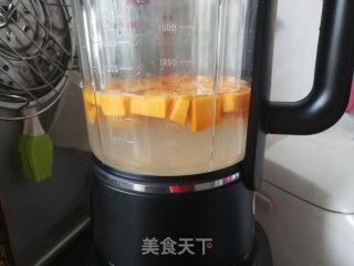 南瓜豆浆的做法步骤：2