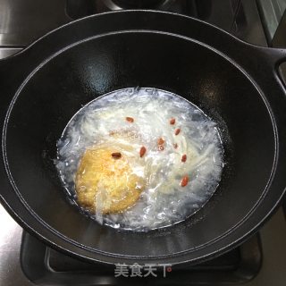 煎蛋白萝卜丝汤的做法步骤：6