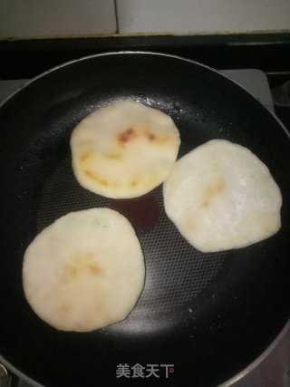 平底锅版肉夹馍的做法步骤：7