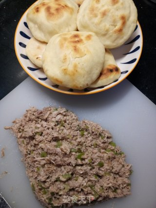 平底锅版肉夹馍的做法步骤：9