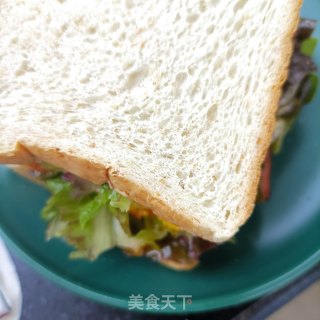 生菜火腿三明治的做法步骤：13