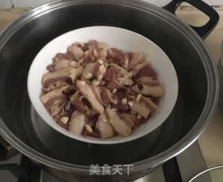蒸肉片的做法步骤：6