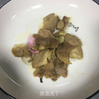 蒜蓉肉片炒白菜的做法步骤：3
