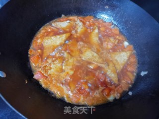 番茄烧豆腐的做法步骤：8