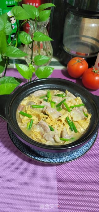 粉肠腐竹煲的做法步骤：12