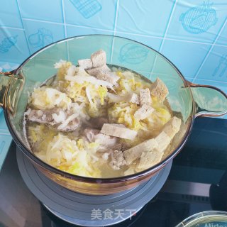酸菜炖粉条的做法步骤：4