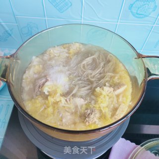 酸菜炖粉条的做法步骤：6