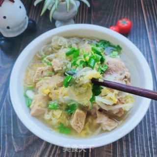 酸菜炖粉条的做法步骤：8