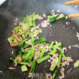 塔菜炒虾酱的做法步骤：7