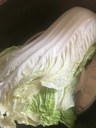 白菜粉条炖龙骨的做法步骤：1