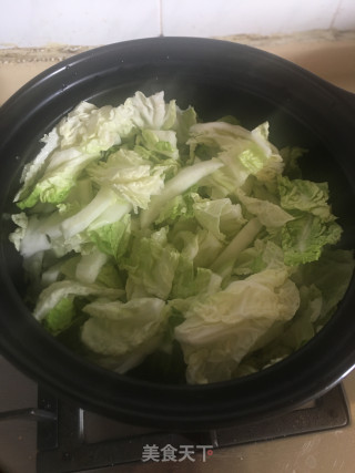 白菜粉条炖龙骨的做法步骤：5