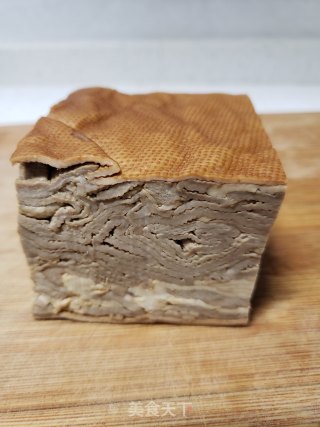 韭菜炒五香豆腐的做法步骤：3