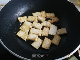 红虾青菜烧豆腐的做法步骤：4