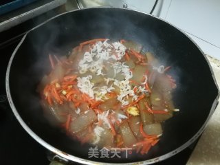 胡萝卜炒榛子糕的做法步骤：7