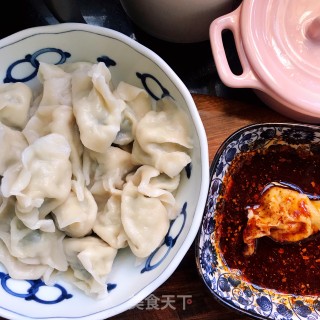 大葱芹菜鲜肉水饺的做法步骤：13