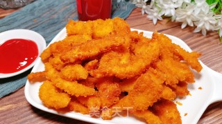 香酥鸡柳的做法步骤：10