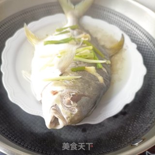 葱油金鲳鱼的做法步骤：6